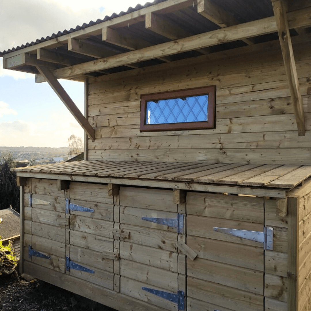 Chicken coop at Top of the City Garden