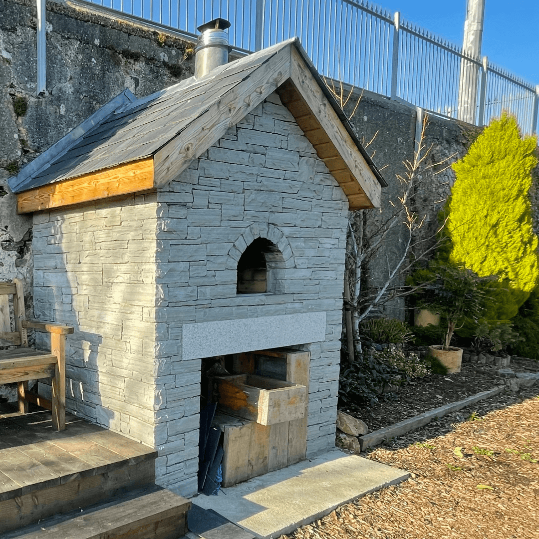 Pizza oven at Top of the City Garden